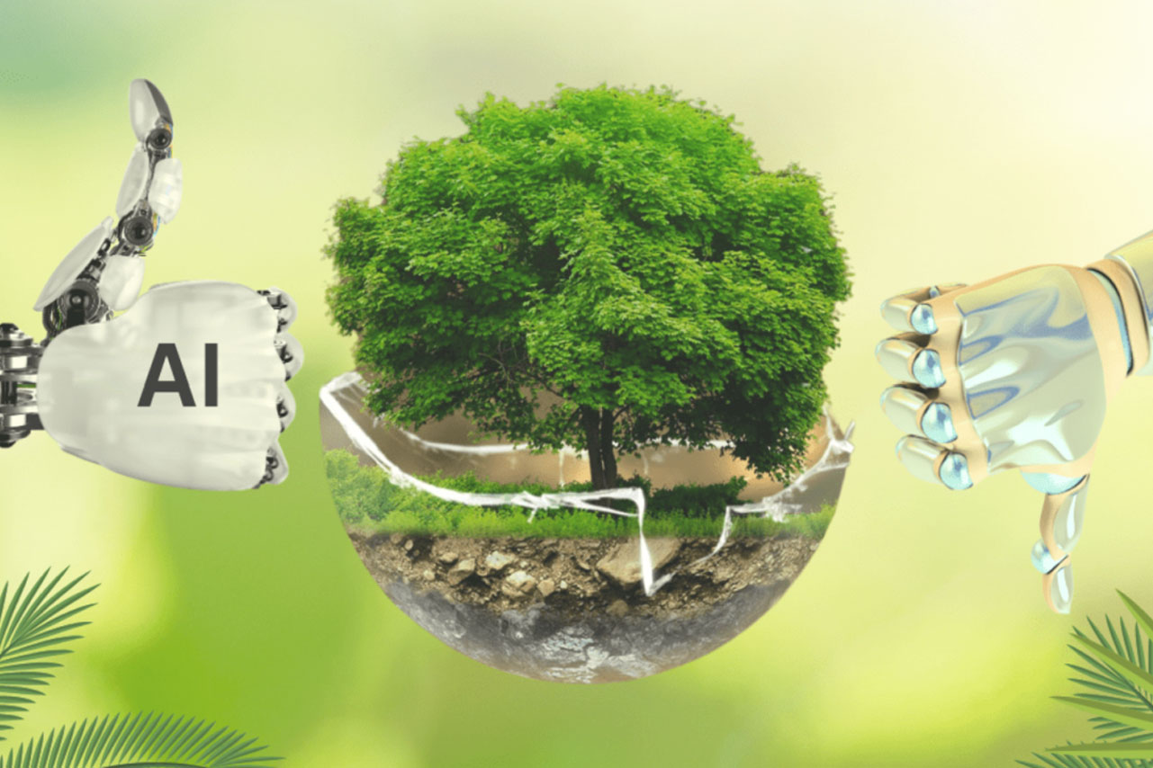 تأثیر هوش مصنوعی بر کاهش گازهای گلخانه‌ای